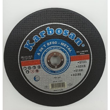 230 X 3.0 X 22.23 METAL KESME TAŞI