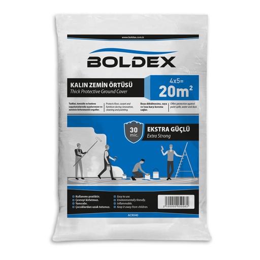 [HRD000010] BOLDEX KALIN ZEMİN ÖRTÜSÜ 20 M2