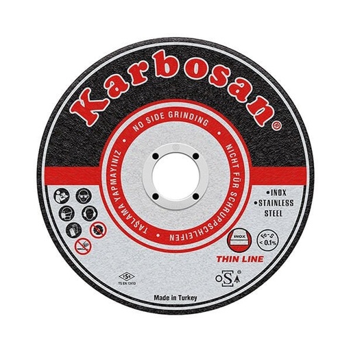 [HRD000096] 115 x 1.0 x 22.23 İNOX KESME TAŞI