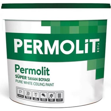 [BYA000027] PERMOLİT SÜPER TAVAN BOYASI 17.5 KG